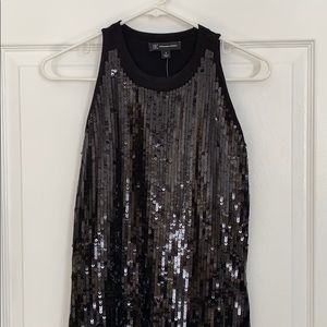 INC Black Sequin Dress